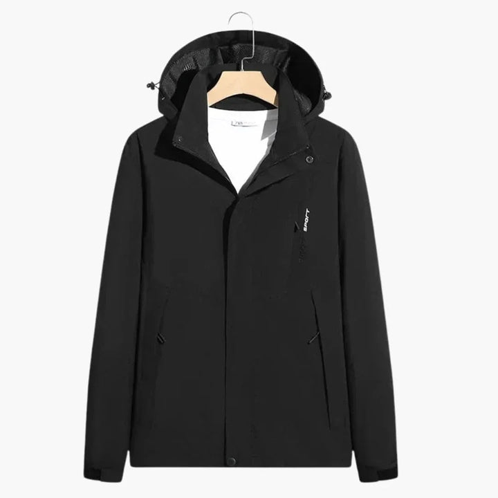 Damen und Herren Winterjacke mit Kapuze und Zip