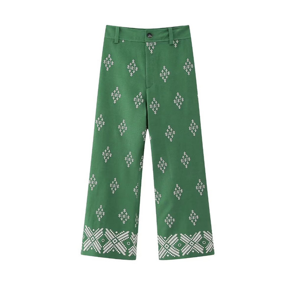 Hose für Damen mit Lockerem Schnitt und Kordelzug