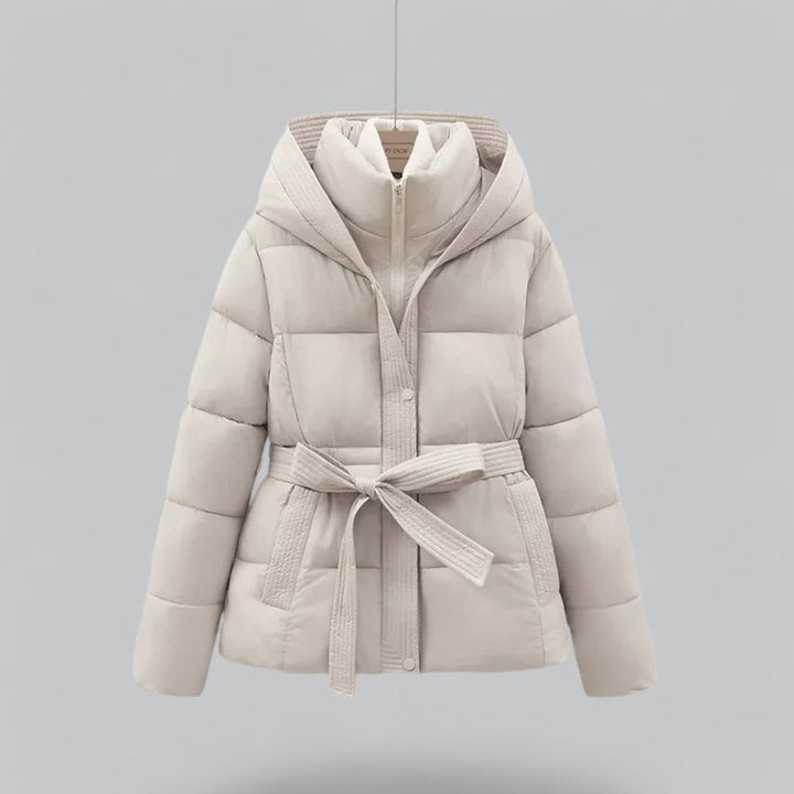 Damen Winterjacke mit Kapuze und Steppung