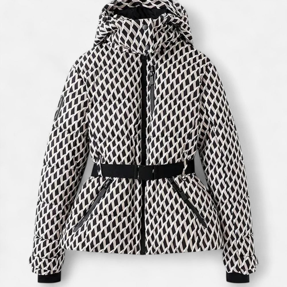 Damen Winterjacke mit Steppung und Kapuze