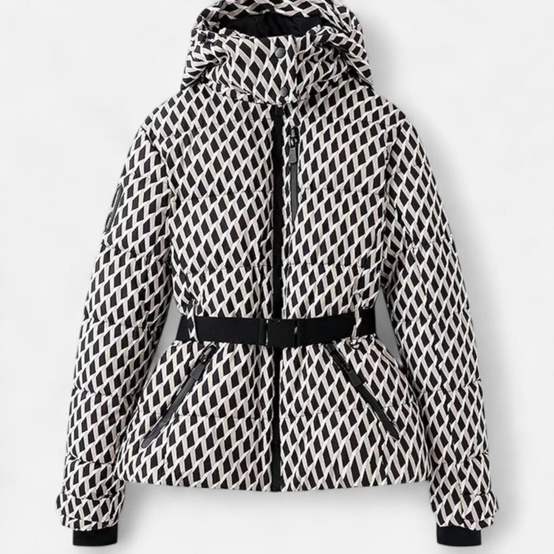 Damen Winterjacke mit Steppung und Kapuze