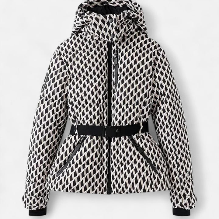 Damen Winterjacke mit Steppung und Kapuze