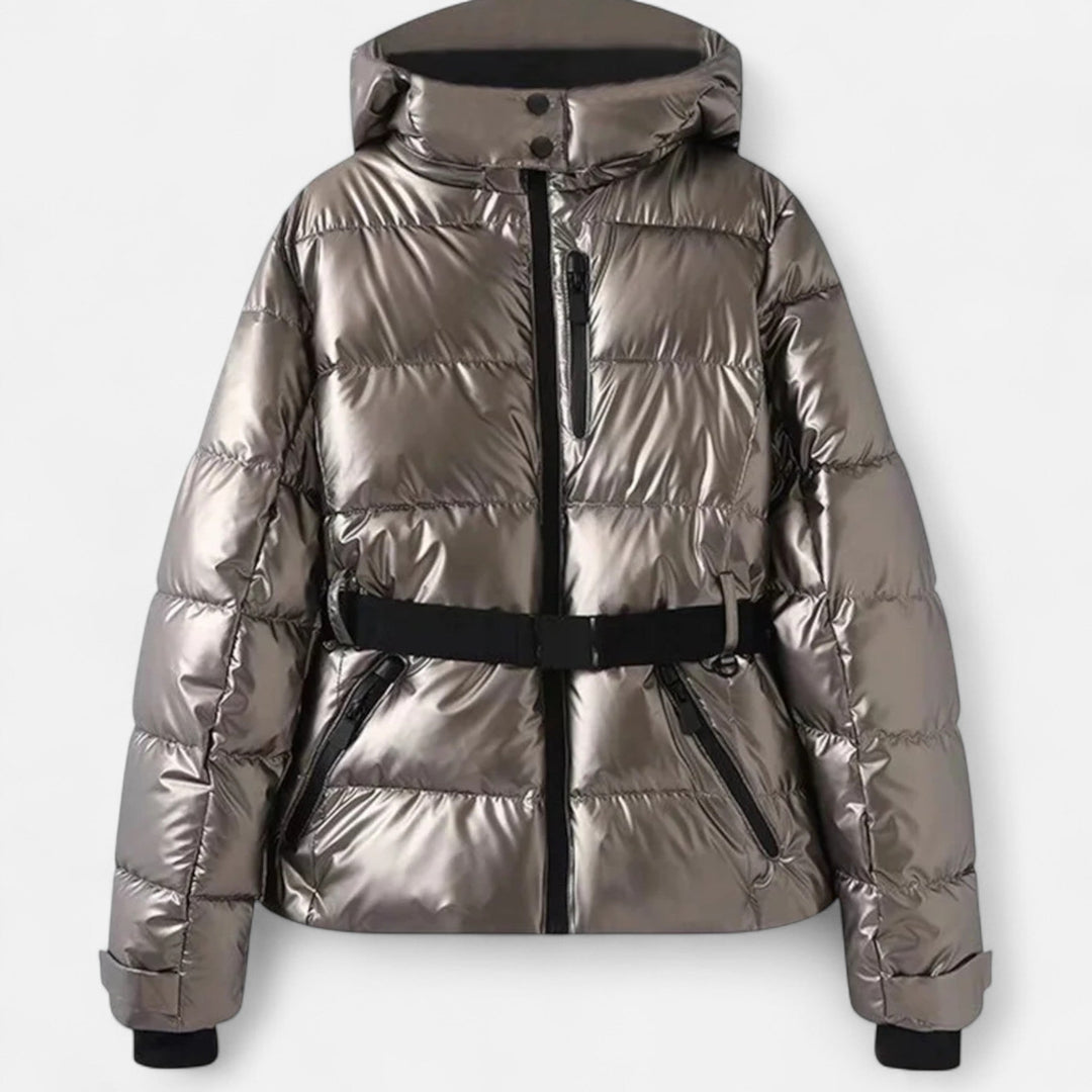 Damen Winterjacke mit Steppung und Kapuze