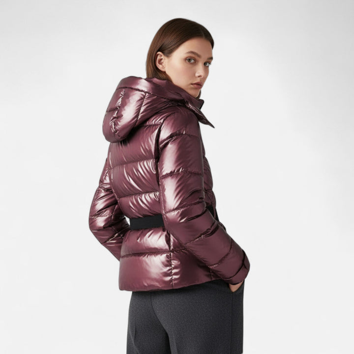 Damen Winterjacke mit Steppung und Kapuze