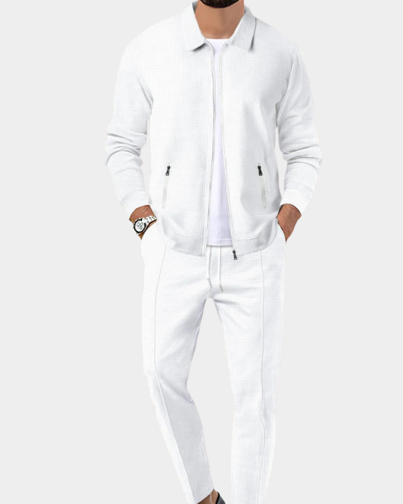 Herren Blazer mit klarem Schnitt für kalte Tage - Beige