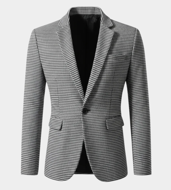 Herren Blazer mit langen Ärmeln für den Alltag - Khaki