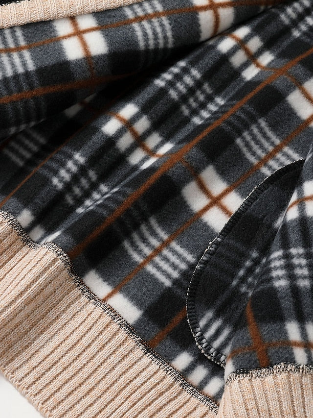 Herren Cardigan mit Reissverschluss für kalte Tage - Schwarz