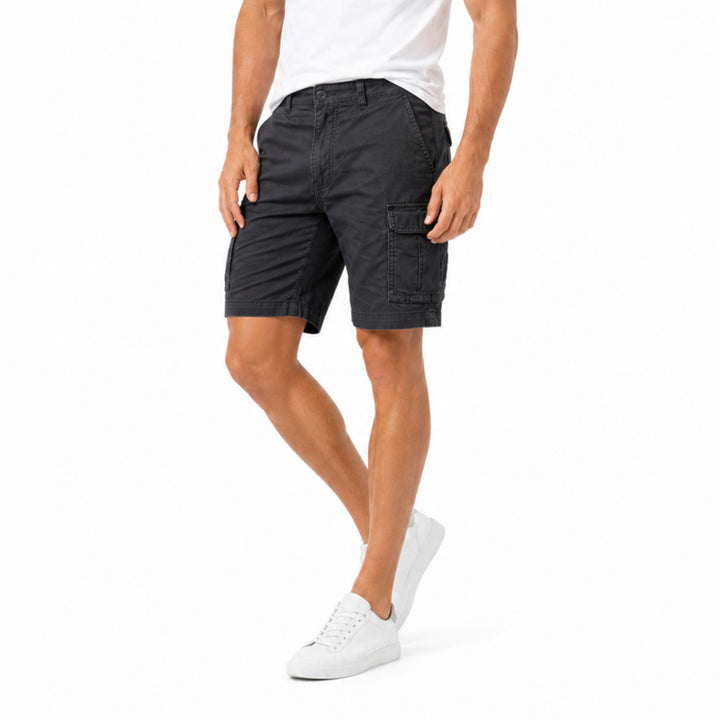 Herren Cargo-Bermudas mit Taschen Sommer Lockere Passform