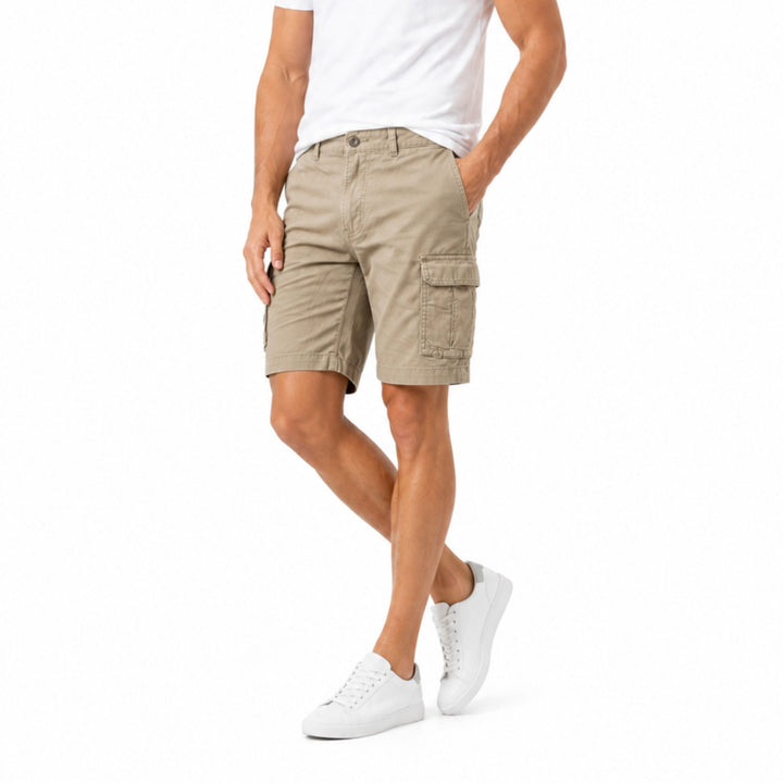 Herren Cargo-Bermudas mit Taschen Sommer Lockere Passform