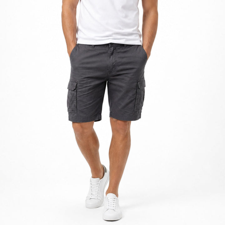 Herren Cargo-Bermudas mit Taschen Sommer Lockere Passform