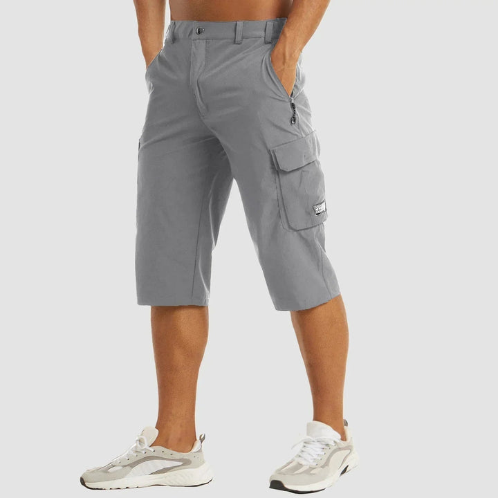 Herren Cargo-Shorts Bermuda Knielang Mehrere Taschen Sommer