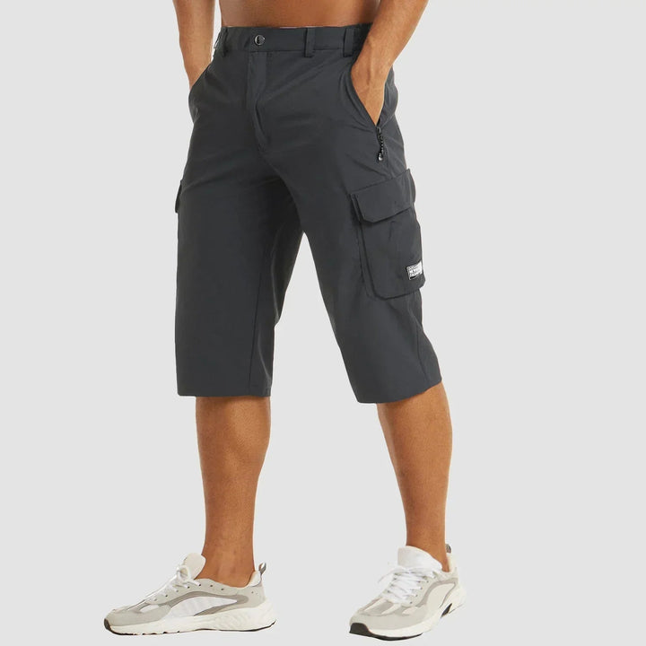 Herren Cargo-Shorts Bermuda Knielang Mehrere Taschen Sommer