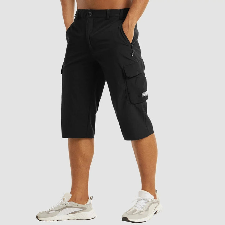 Herren Cargo-Shorts Bermuda Knielang Mehrere Taschen Sommer