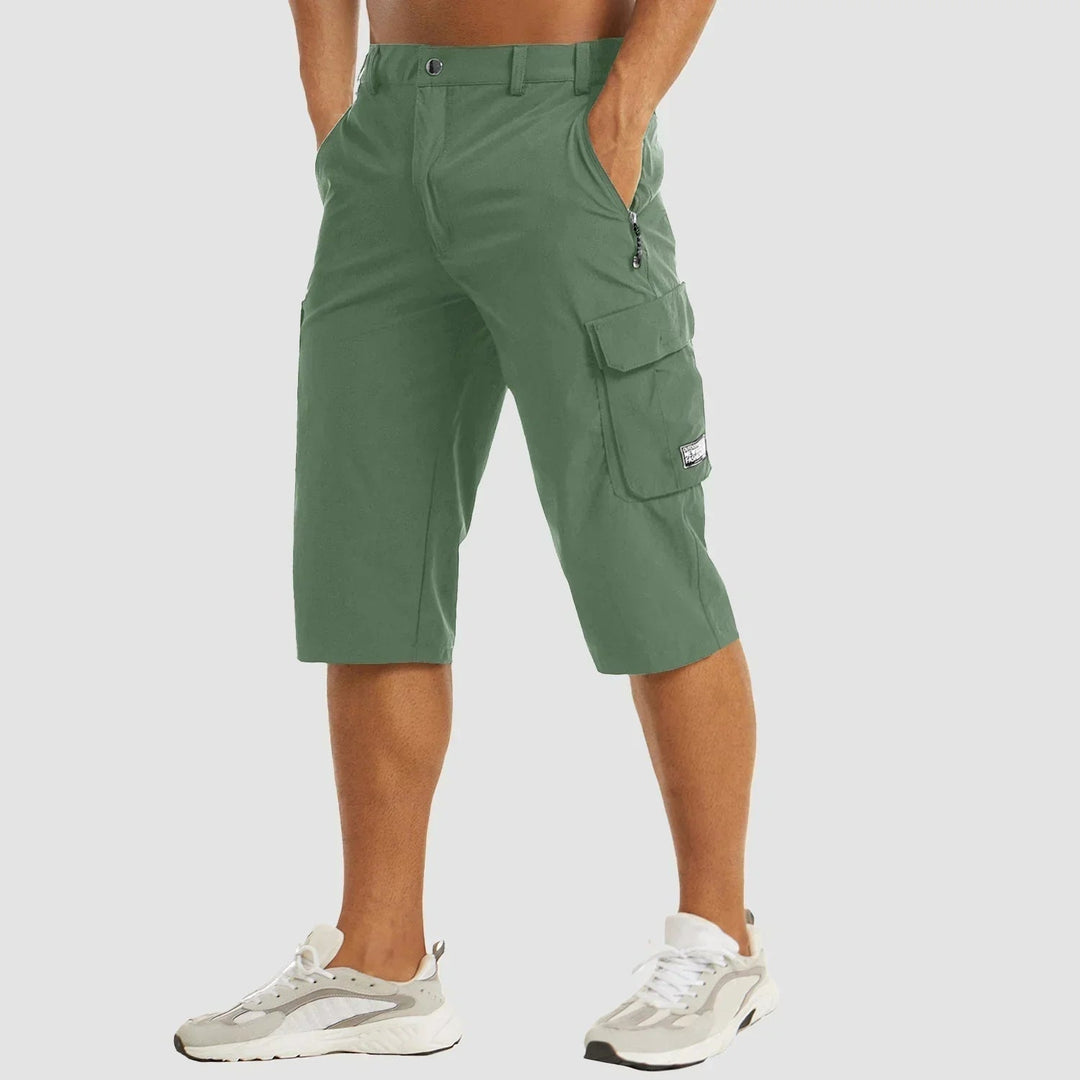 Herren Cargo-Shorts Bermuda Knielang Mehrere Taschen Sommer