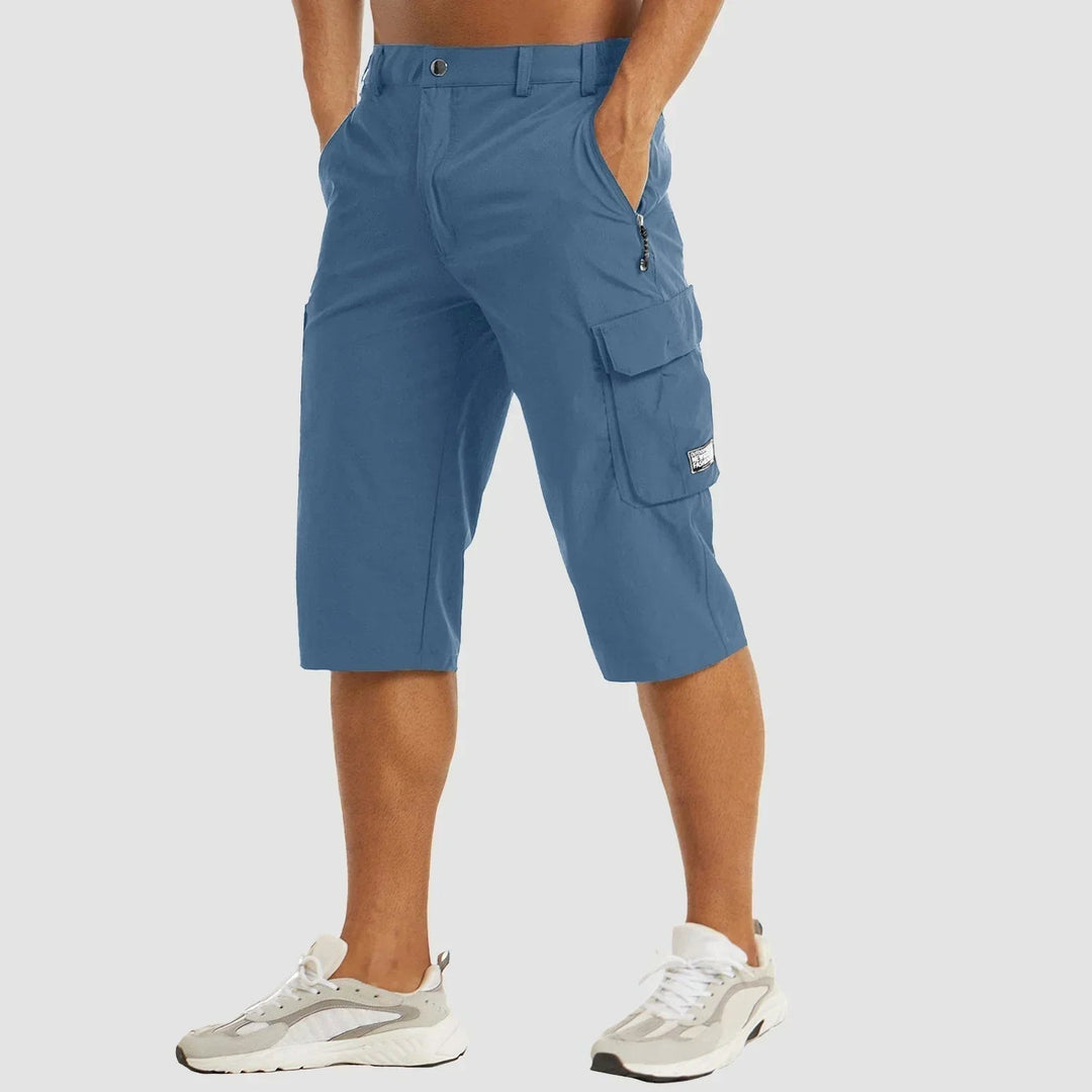 Herren Cargo-Shorts Bermuda Knielang Mehrere Taschen Sommer