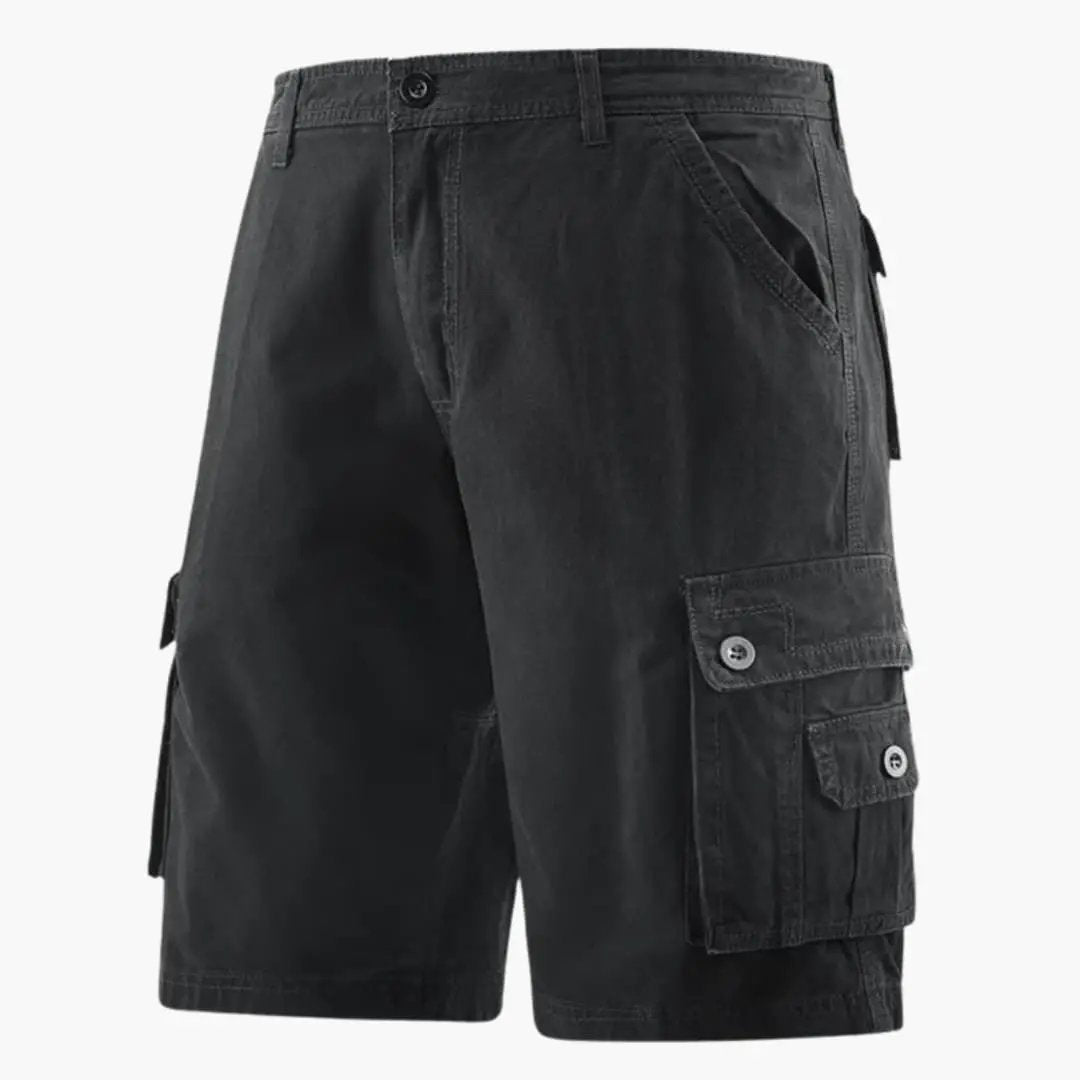 Herren Cargo-Shorts Knielang Mehrere Taschen Relaxed Fit