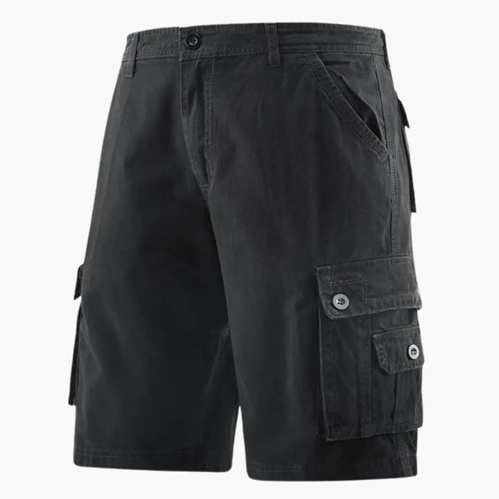 Herren Cargo-Shorts Knielang Mehrere Taschen Relaxed Fit