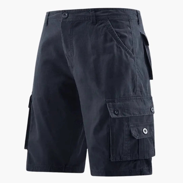 Herren Cargo-Shorts Knielang Mehrere Taschen Relaxed Fit
