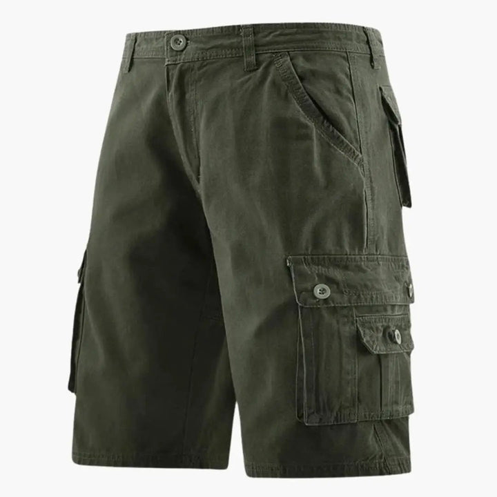 Herren Cargo-Shorts Knielang Mehrere Taschen Relaxed Fit