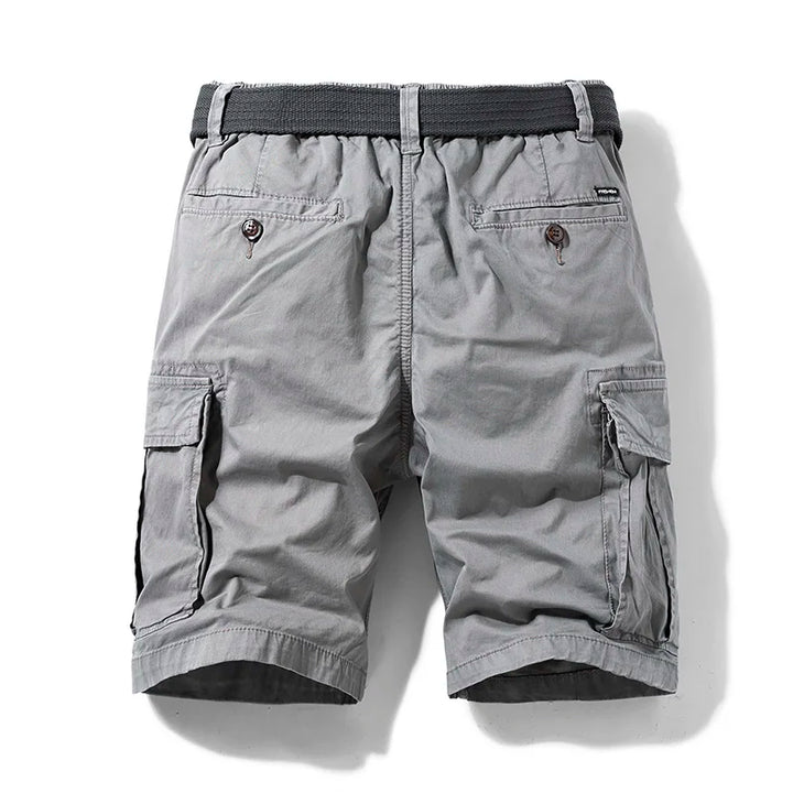 Herren Cargo-Shorts Mehrere Taschen Relaxed Fit Knielang