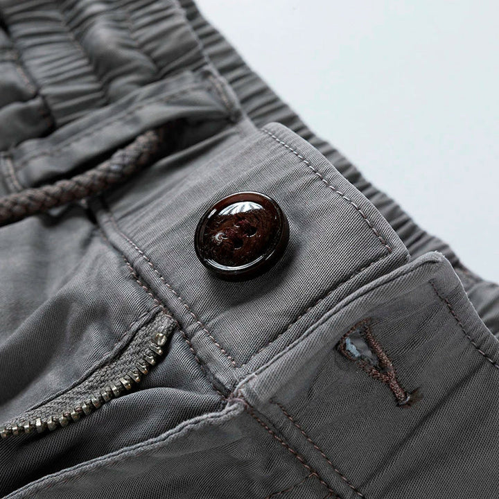 Herren Cargo-Shorts Mehrere Taschen Relaxed Fit Knielang