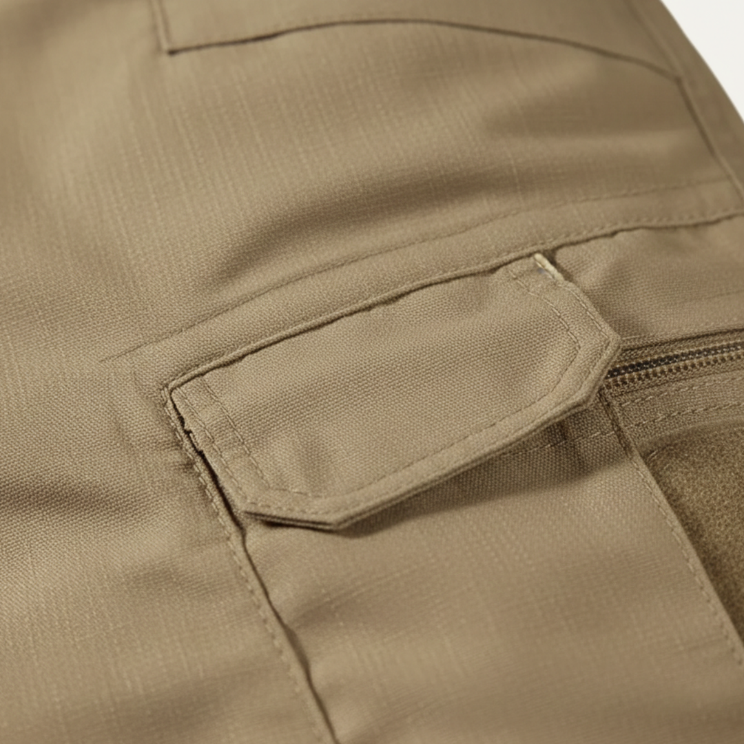 Herren Cargo-Shorts Relaxed Fit Viele Taschen Knielänge