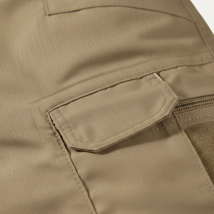 Herren Cargo-Shorts Relaxed Fit Viele Taschen Knielänge