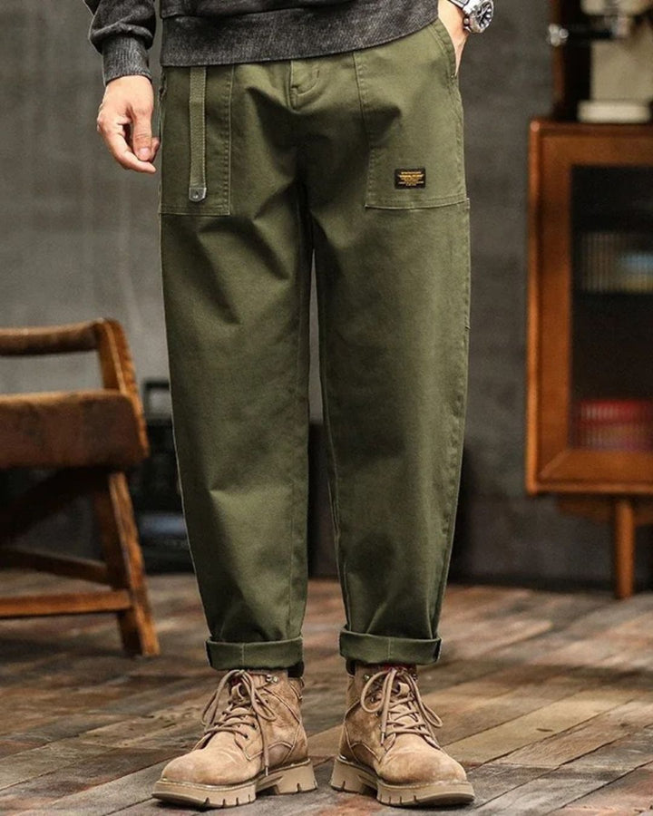 Herren Cargohose Relaxed Fit Gerades Bein Mehrere Taschen