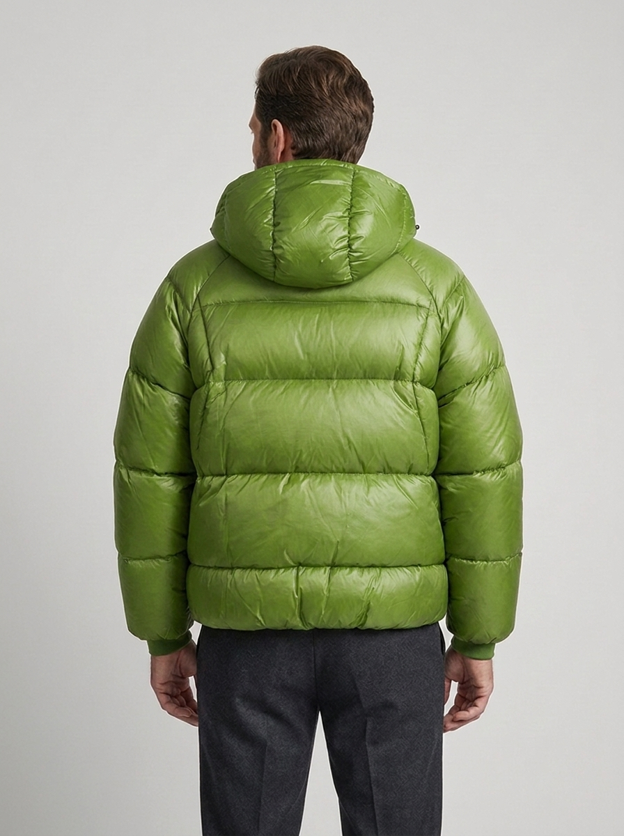 Herren Daunenjacke mit arthur für kalte Tage im Alltag - Schwarz