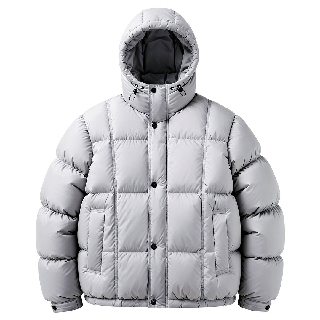 Herren Daunenjacke mit daniel für kalte Tage im Alltag - Braun