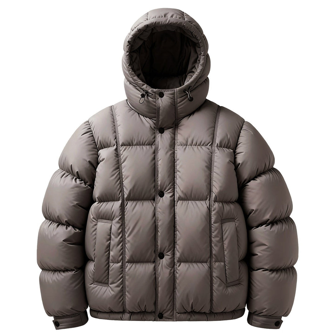 Herren Daunenjacke mit daniel für kalte Tage im Alltag - Braun