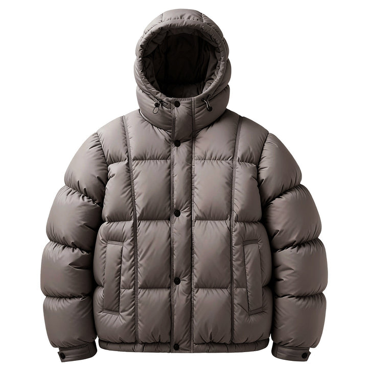 Herren Daunenjacke mit daniel für kalte Tage im Alltag - Braun