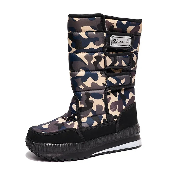 Herren gepolsterte Winterstiefel
