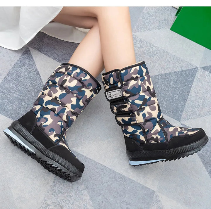 Herren gepolsterte Winterstiefel