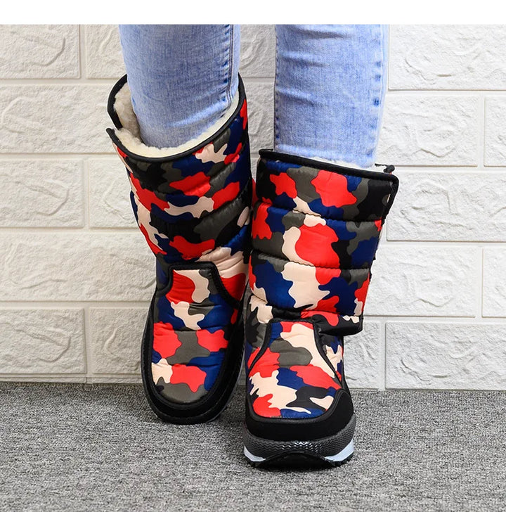 Herren gepolsterte Winterstiefel