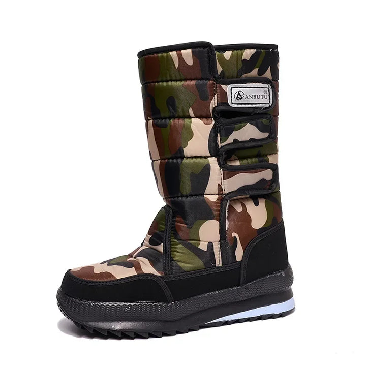 Herren gepolsterte Winterstiefel