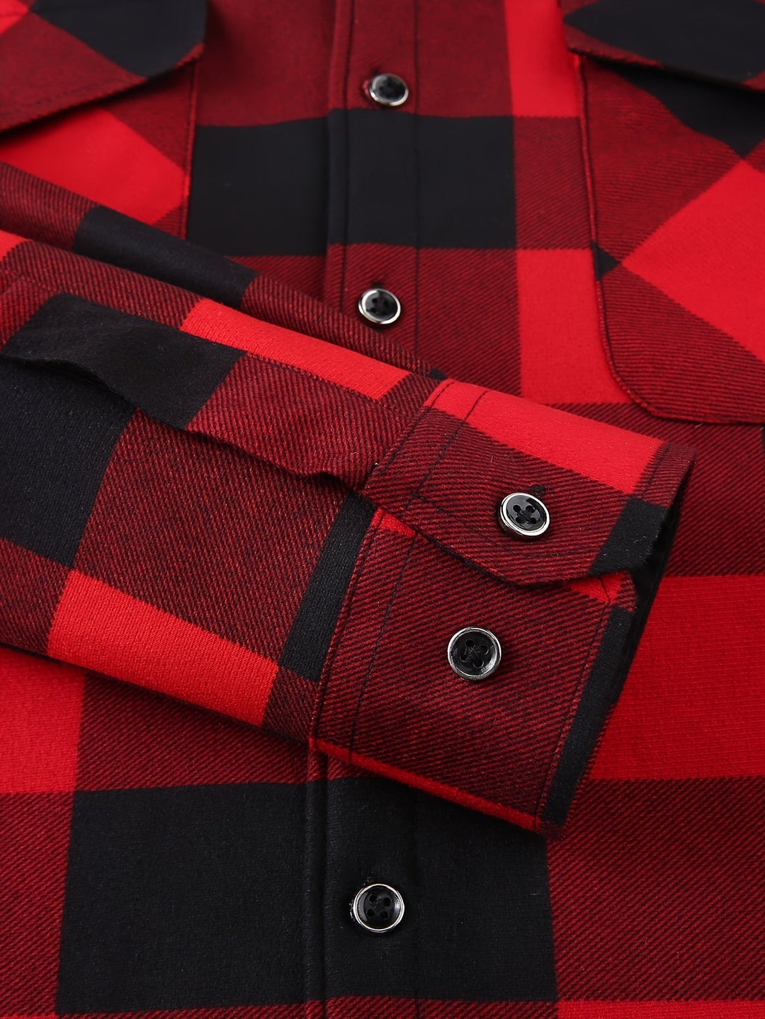Rowan | Hooded Checked Shirt Jacket