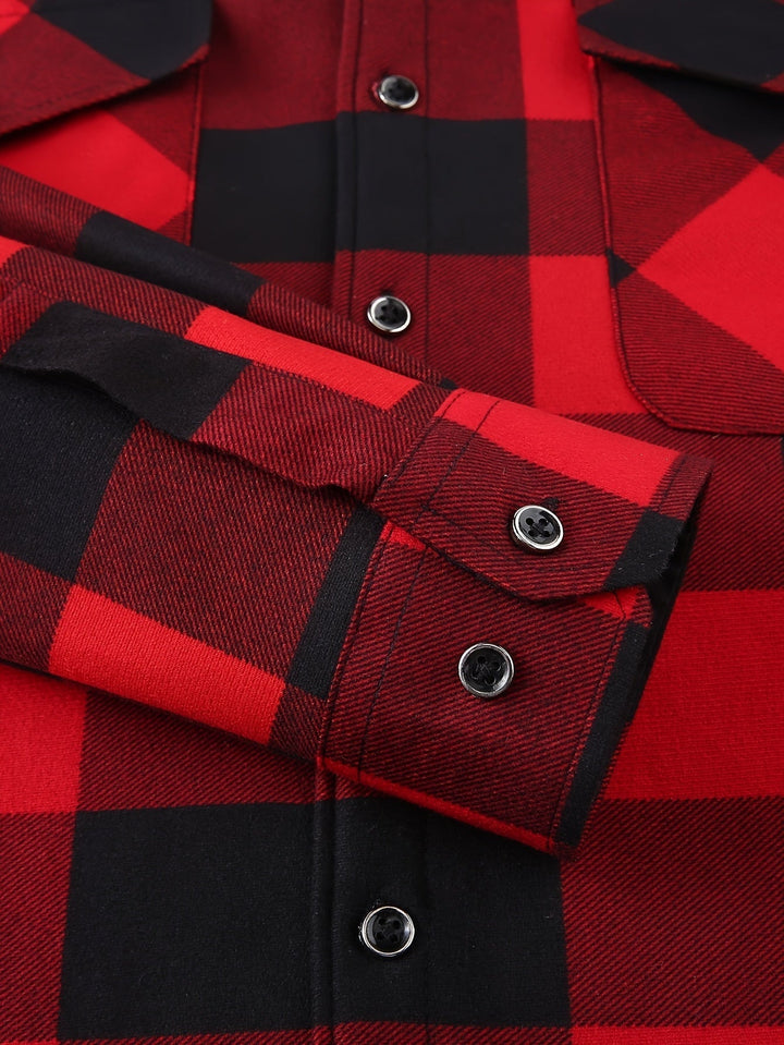 Rowan | Hooded Checked Shirt Jacket