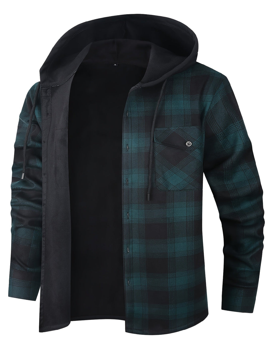 Rowan | Hooded Checked Shirt Jacket