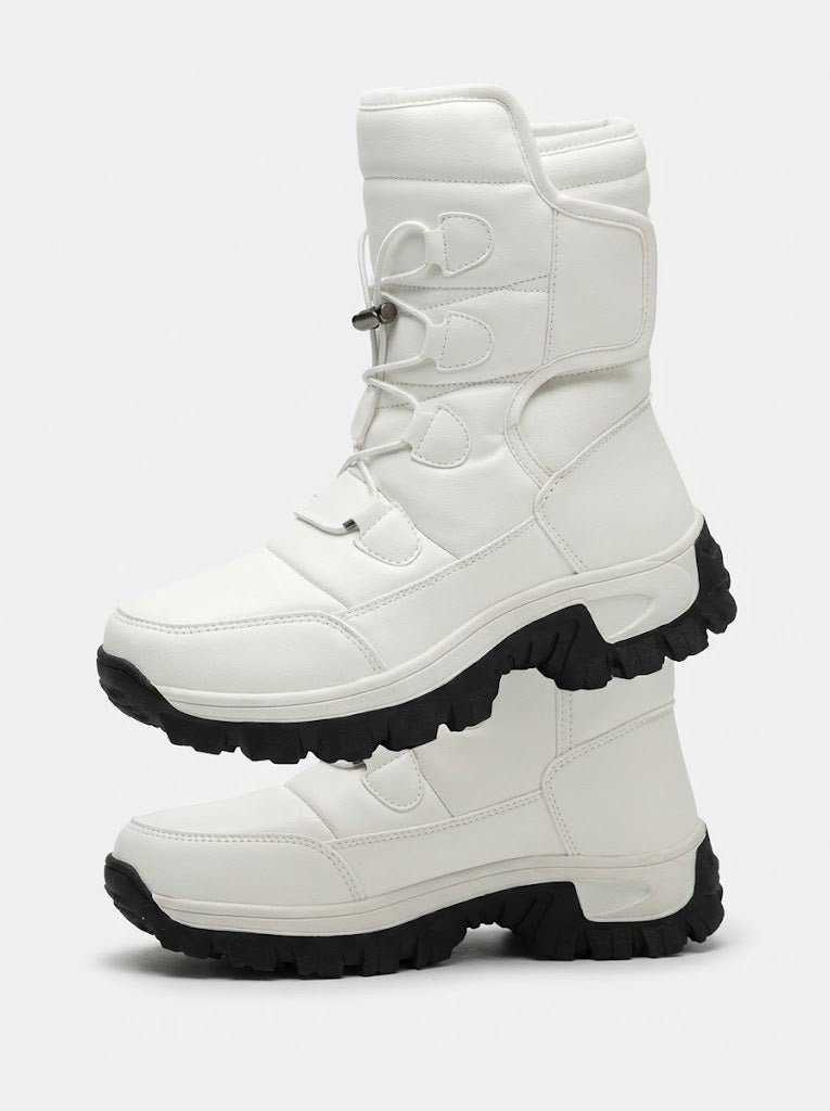 Herren hochschaftige Winterboots mit Schnürung