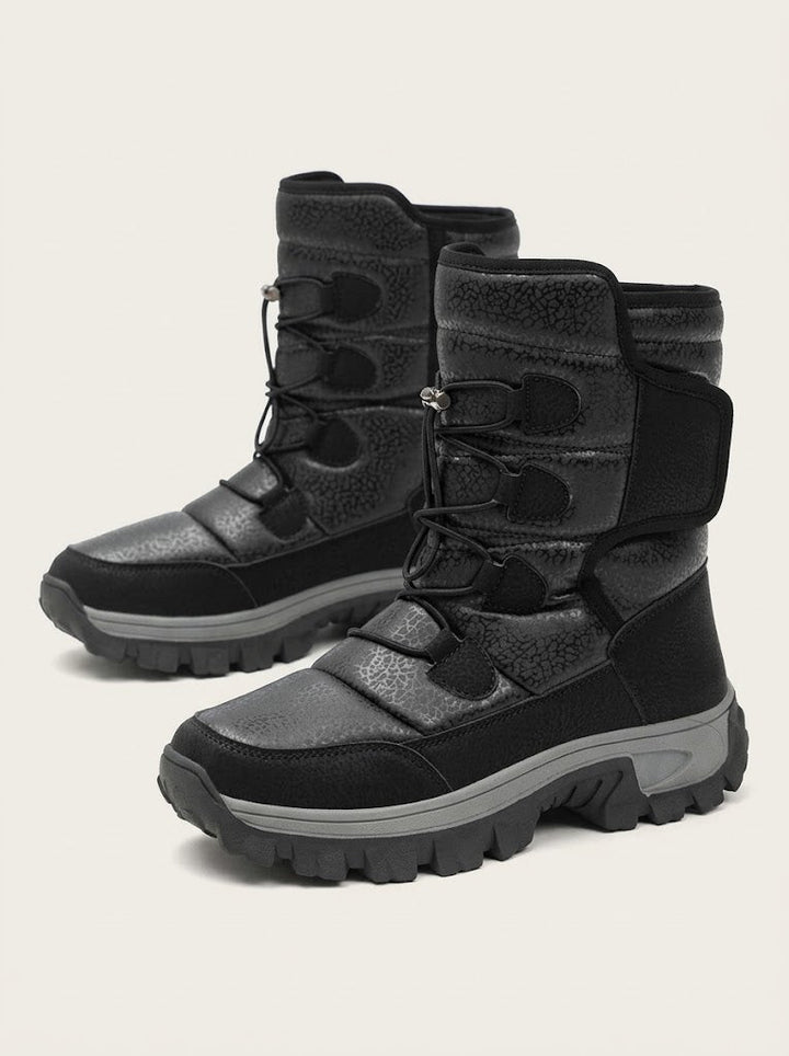 Herren hochschaftige Winterboots mit Schnürung