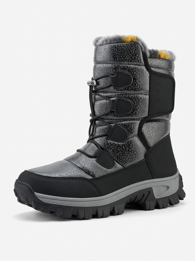 Herren hochschaftige Winterboots mit Schnürung