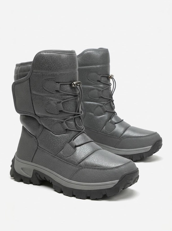 Herren hochschaftige Winterboots mit Schnürung