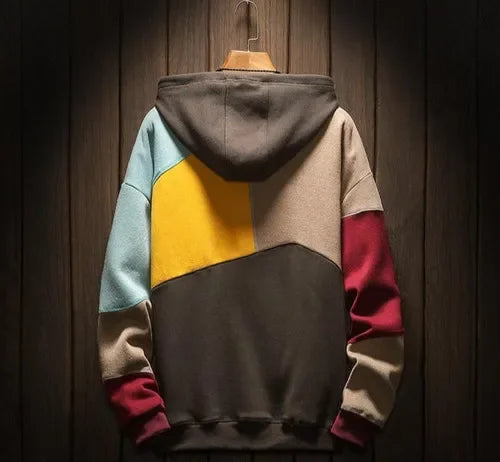 Sweat à Capuche à Blocs de Couleur pour Homme | Idéal pour un Usage Quotidien