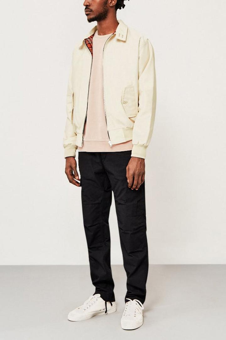 Herren Jacke mit Harrington-Schnitt für Alltag und Freizeit - Dunkelblau