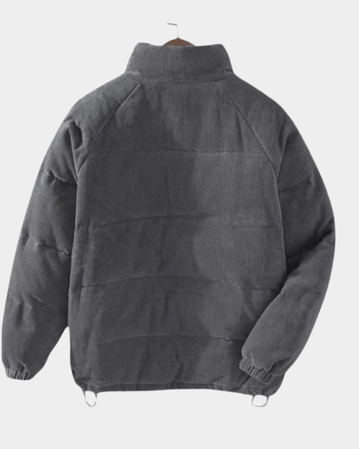 Herren Jacke mit klarem Schnitt für Alltag und Freizeit - Khaki