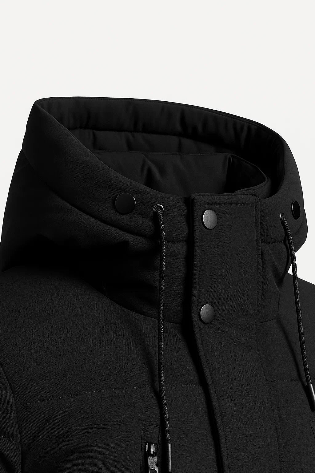 Herren Jacke mit Winter-Design für kalte Tage - Schwarz