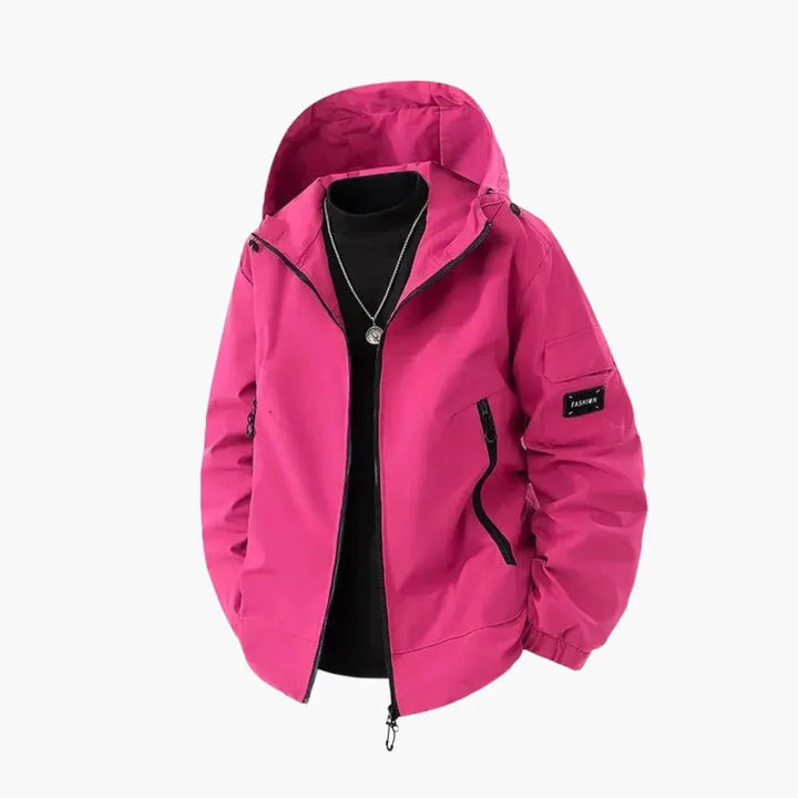 Herren Kapuzenjacke mit Reissverschlusstaschen