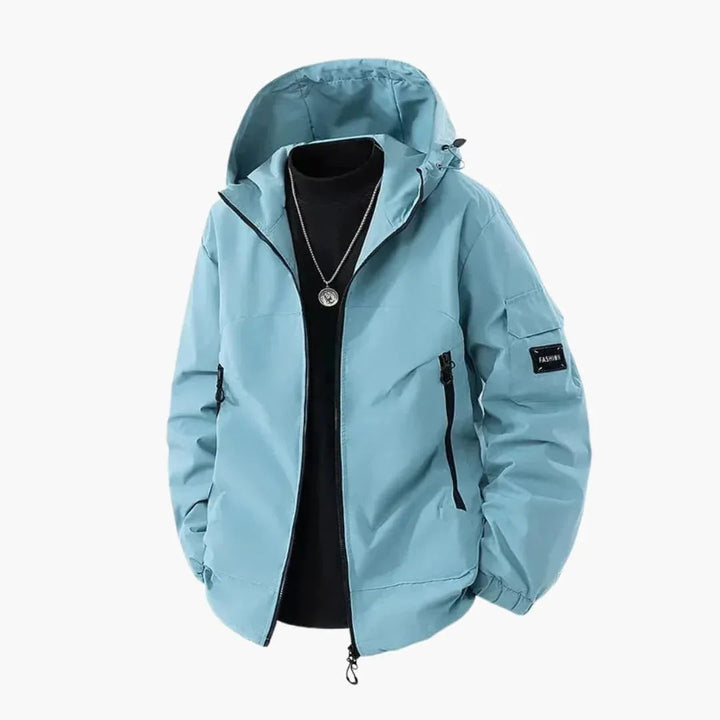 Herren Kapuzenjacke mit Reissverschlusstaschen