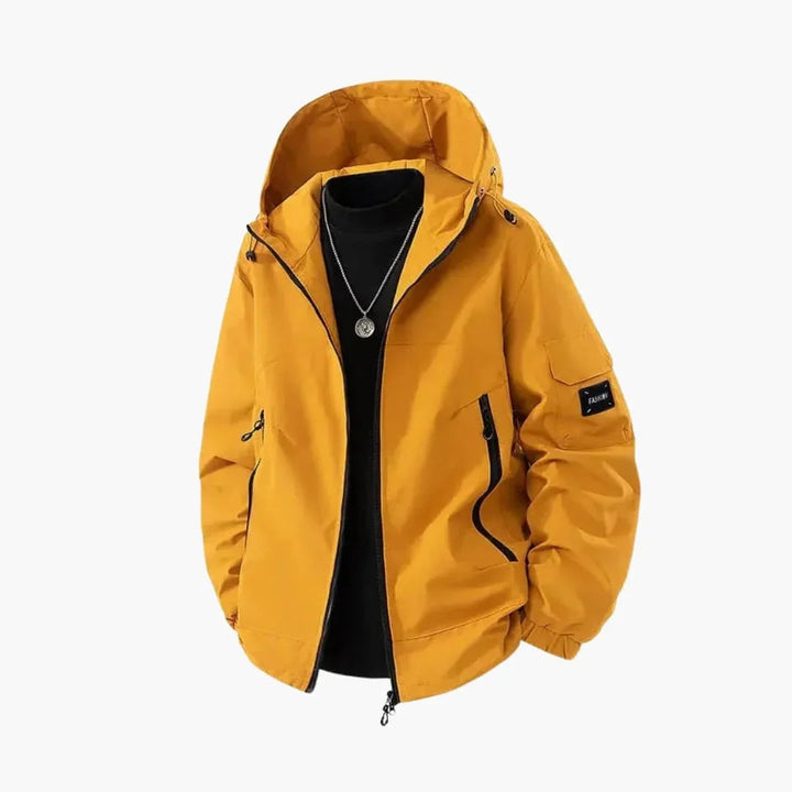 Herren Kapuzenjacke mit Reissverschlusstaschen